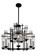 Sierra 12 Light Chandelier in Black (401|9827P38-12-101)