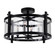 Miette Four Light Flush Mount in Black (401|9827C18-4-101)