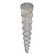 Double Spiral 12 Light Flush Mount in Chrome (401|6606C32C)