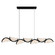 Moon LED Chandelier in Black (401|1715P54-7-101)