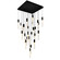 Greta LED Chandelier in Black (401|1589P28-25-101)
