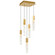 Greta LED Mini Pendant in Brass (401|1589P12-5-624)