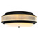 Valdivia Five Light Flush Mount in Black (401|1567C22-5-101)