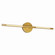 Oskil LED Wall Sconce in Satin Gold (401|1375W24-1-602)