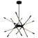 Oskil LED Chandelier in Black (401|1375P31-6-101)