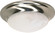 One Light Flush Mount in Brushed Nickel (72|60-6009)