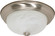 Two Light Flush Mount in Brushed Nickel (72|60-6001)