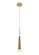 Andes LED Mini Pendant in Satin Gold (401|1103P5-1-602)