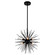 Savannah Six Light Chandelier in Black (401|1034P16-6-101)