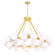 Arya LED Chandelier in Satin Gold (401|1020P39-45-602)