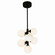 Arya LED Pendant in Black (401|1020P12-8-101)