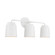 Pratt Three Light Vanity in Matte White (65|AA1036WE)