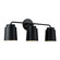 Pratt Three Light Vanity in Matte Black (65|AA1036MB)
