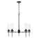 Riley Five Light Chandelier in Matte Black (65|AA1017MB)