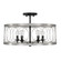 Madeline Four Light Semi-Flush Mount in Black Tie (65|AA1002BT)