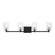 Lando Four Light Wall / Bath in Midnight Black (1|GLV1044EN/MBK)