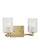 Lando Two Light Wall / Bath in Satin Brass (1|GLV1042SB)