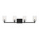 Parker Four Light Wall / Bath in Midnight Black (1|GLV1034EN/MBK)