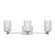 Parker Three Light Wall / Bath in Chrome (1|GLV1033EN/CH)