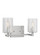 Parker Two Light Wall / Bath in Brushed Steel (1|GLV1032BS)