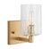 Parker One Light Wall / Bath Sconce in Satin Brass (1|GLV1031EN/SB)