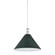 Painted No. 2 One Light Pendant in Polished Nickel (70|MDS352L-PN/SSG)