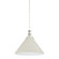 Painted No. 2 One Light Pendant in Polished Nickel (70|MDS352L-PN/OW)