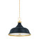 Painted No. 1 Four Light Pendant in Aged Brass (70|MDS300L-AGB/DBL)