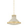 Highclere One Light Pendant in Aged Brass/Off-White (70|MDS2405-AGB/OW) Highclere One Light Pendant in Aged Brass/Off-White (70|MDS2405-AGB/OW)