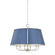 Cambridge Six Light Chandelier in Polished Nickel (70|MDS121-PN/FBL)