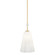 Cambria Heights One Light Pendant in Aged Brass (70|7810-AGB)