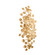 Menorca Six Light Wall Sconce in Vintage Gold Leaf (68|499-06-VGL)