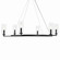 Harpin Six Light Chandelier in Black (12|52771BK)
