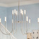 Moraine LED Chandelier in Polished Nickel (12|52758PNLED)