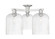 Arcadia Three Light Semi-Flush Mount in Brushed Satin Nickel (405|716-3F-SN-G559-8SDY)