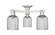 Arcadia Three Light Semi-Flush Mount in Brushed Satin Nickel (405|716-3F-SN-G559-5SM)