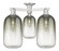 Arcadia Three Light Semi-Flush Mount in Brushed Satin Nickel (405|716-3F-SN-G482-7SL)