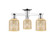 Arcadia Three Light Semi-Flush Mount in Polished Chrome (405|716-3F-PC-G559-5ME)