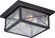 Wingate Two Light Flush Mount in Textured Black (72|60-5626)