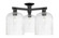 Arcadia Three Light Semi-Flush Mount in Matte Black (405|716-3F-BK-G559-8SDY)