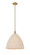 Arcadia One Light Mini Pendant in Brushed Brass (405|716-1S-BB-NBD-16-NAT)