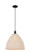 Arcadia One Light Mini Pendant in Matte Black (405|716-1P-BK-NBD-16-NAT)