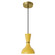 Clare One Light Pendant in Modern Brass w/Sunset Painted (165|SU01SU)