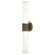 Kane Two Light Wall Sconce in Smokey Taupe w/Modern Brass (165|ST83)