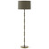 Kane One Light Floor Lamp in Smokey Taupe w/Modern Brass (165|ST73X)