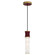 Kane One Light Pendant in Sugar Plum w/Modern Brass (165|SM85)