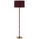 Kane One Light Floor Lamp in Sugar Plum w/Modern Brass (165|SM73X)