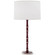 Kane One Light Table Lamp in Sugar Plum w/Polished Nickel (165|SM72)