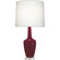 Emma One Light Table Lamp in Sugar Plum Glazed Ceramic w/Polished Nickel (165|SM37)