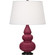 Small Triple Gourd One Light Accent Lamp in Sugar Plum Glazed Ceramic w/Deep Patina Bronze (165|SM31X)